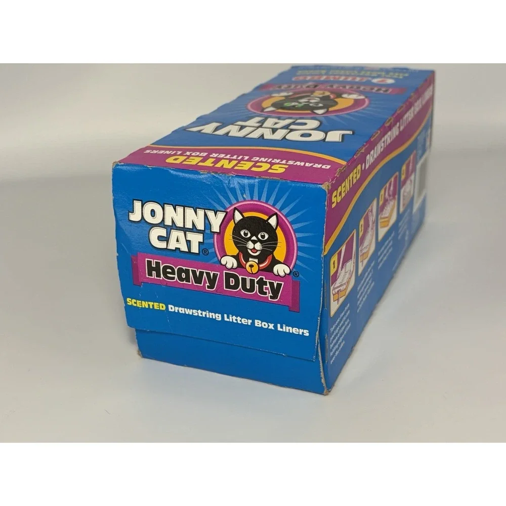 Jonny Cat Liners Heavy Duty Scented Litter Box Size Jumbo 7 In Box